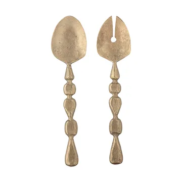 Edi salad servers 2-piece - Brass - Bloomingville