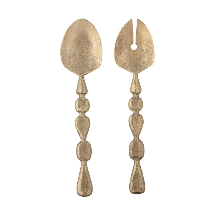 Edi salad servers 2-piece - Brass - Bloomingville