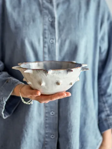 Edie bowl Ø22.5 cm - Blue - Bloomingville