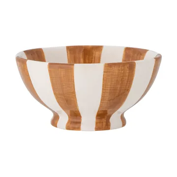 Eja candle stick Ø10.5 cm - Brown-white - Bloomingville