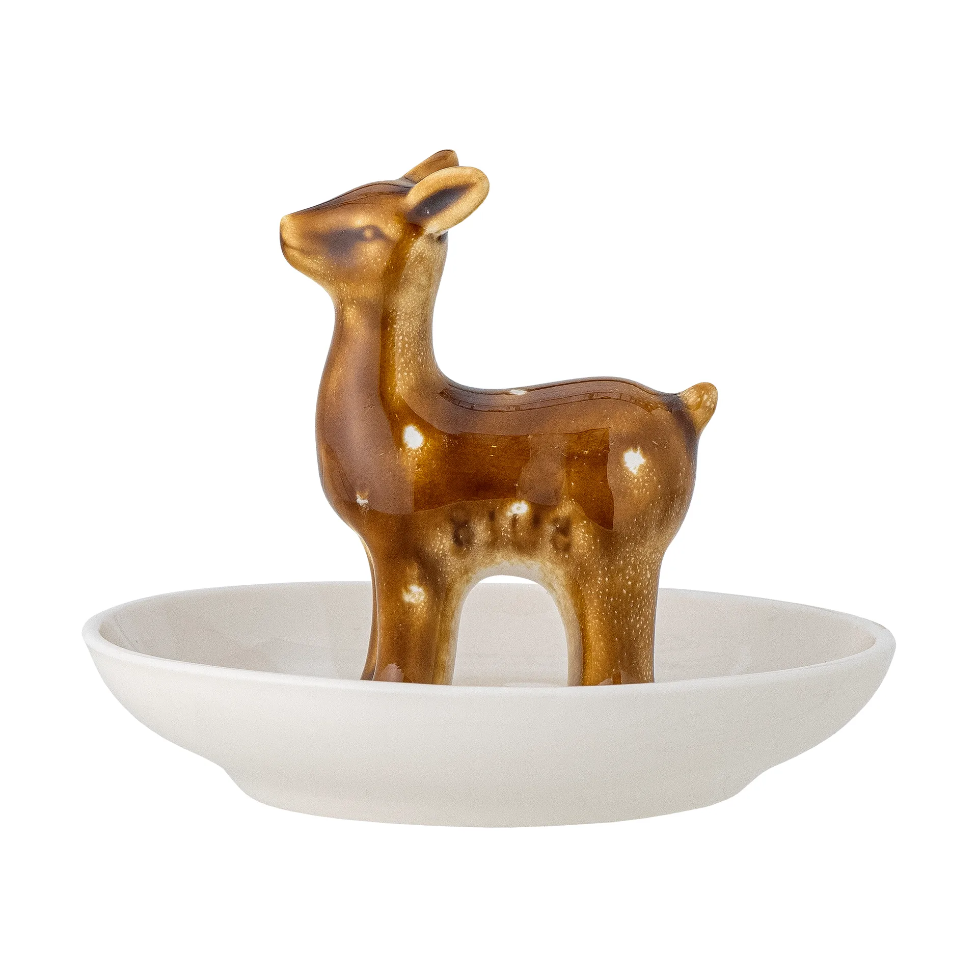 Eli bowl Ø11 cm, White-brass Bloomingville