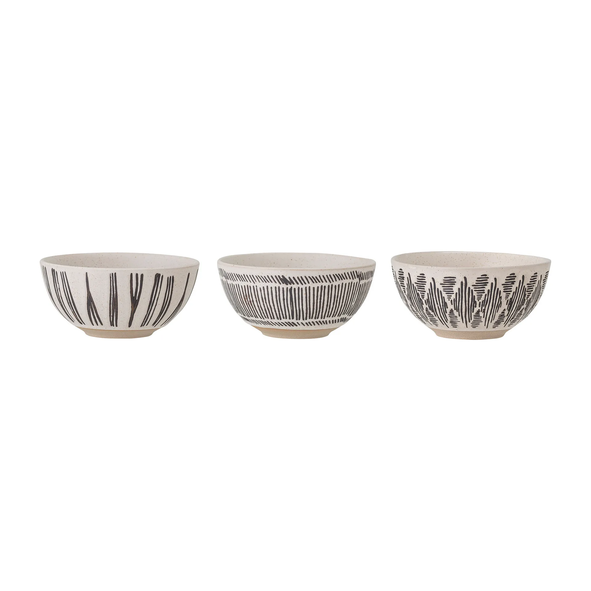 Eliana bowl Ø11.5 cm 3 pieces, Black Bloomingville