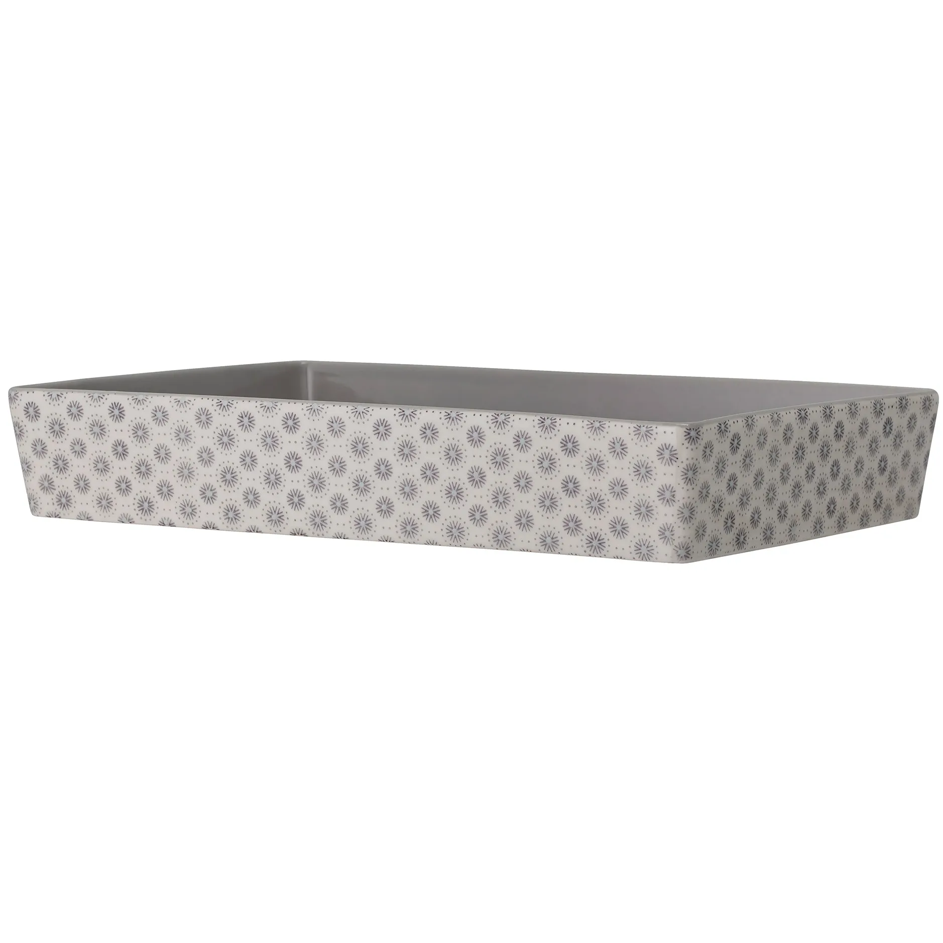 Elsa serving saucer 24x36 cm, grey Bloomingville