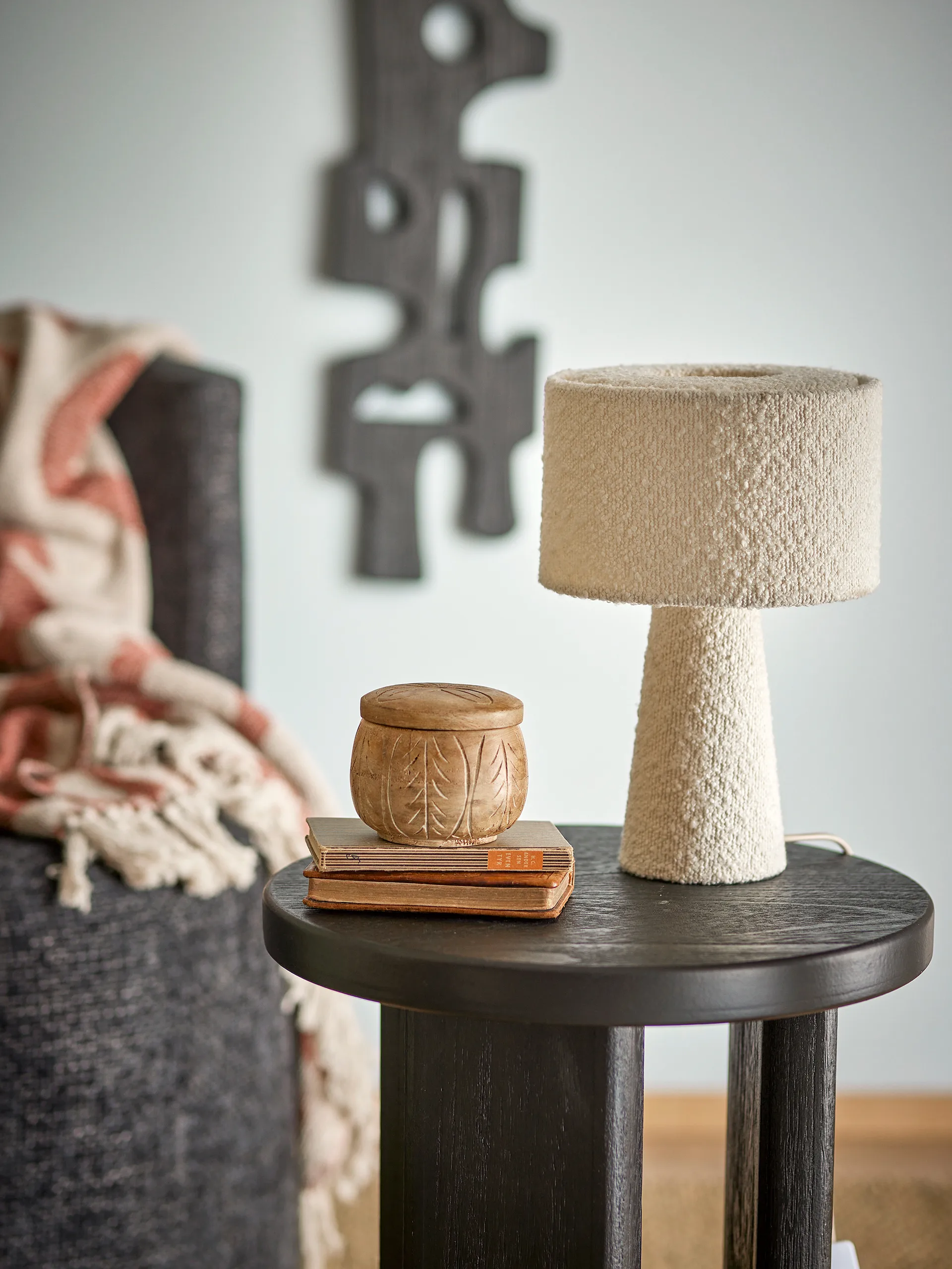 Emmie table lamp Ø 20 cm, White Bloomingville