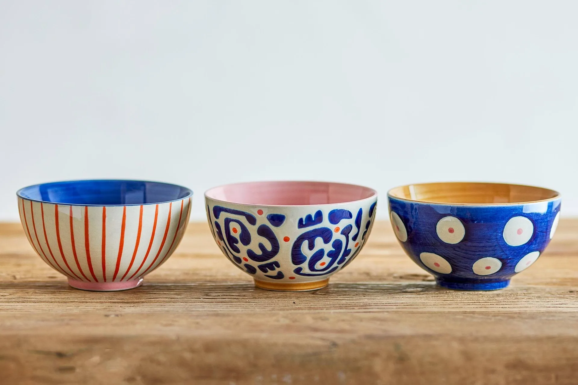 Eviaya bowl, Multi, 3 pieces Bloomingville