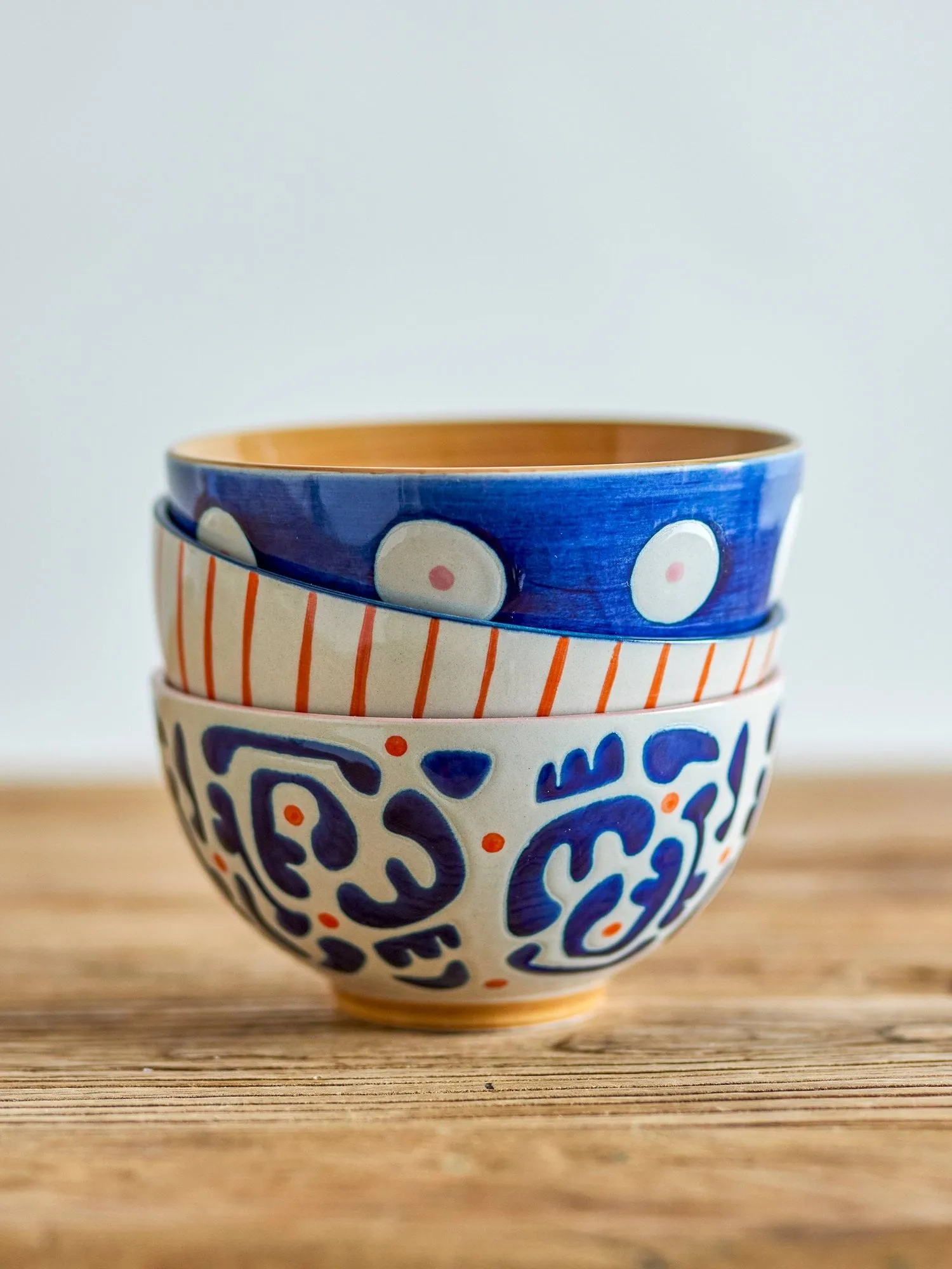Eviaya bowl, Multi, 3 pieces Bloomingville