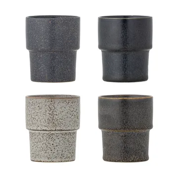 Ewan mug 4-pack - Brown - Bloomingville