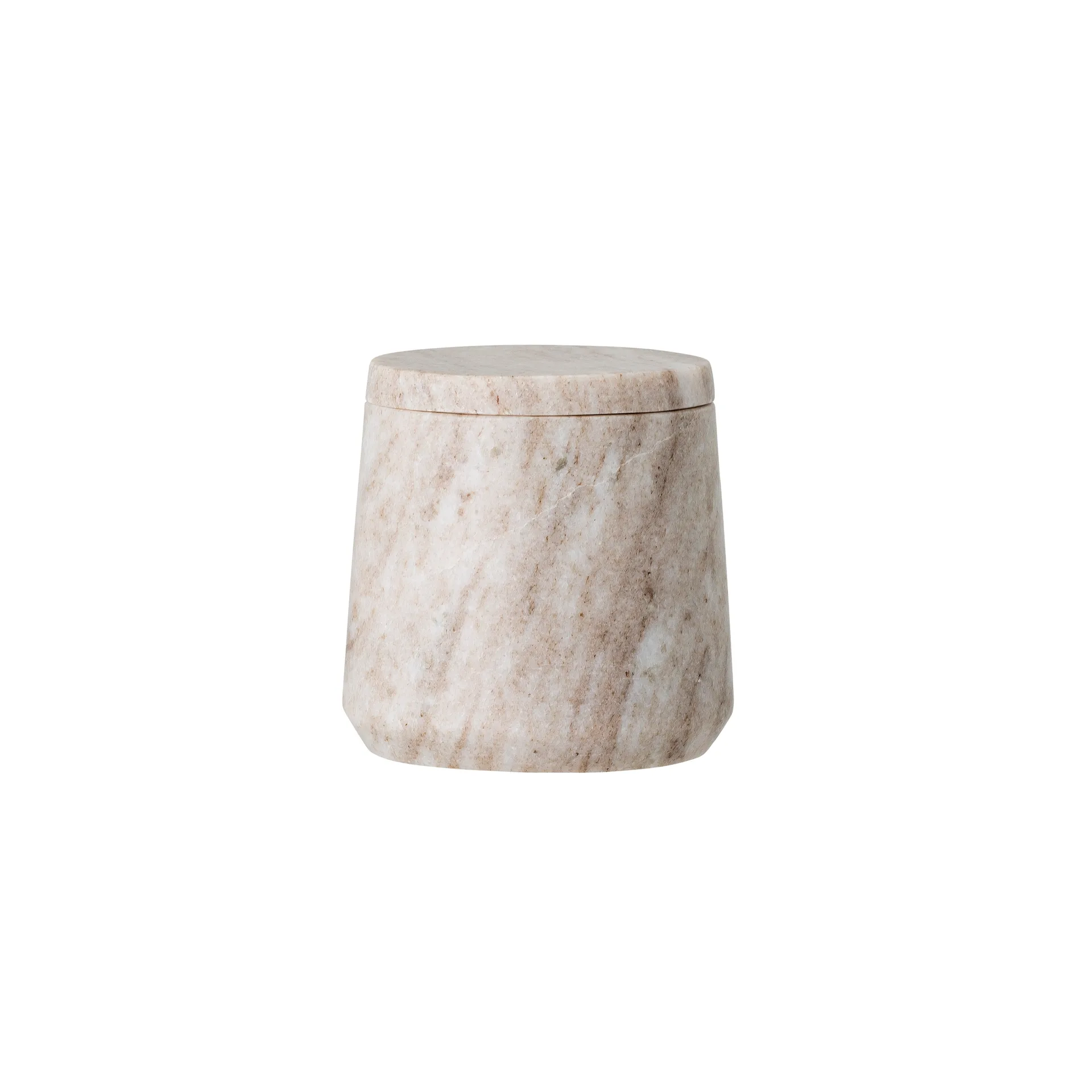 Felica storage jar with lid marble, nature Bloomingville
