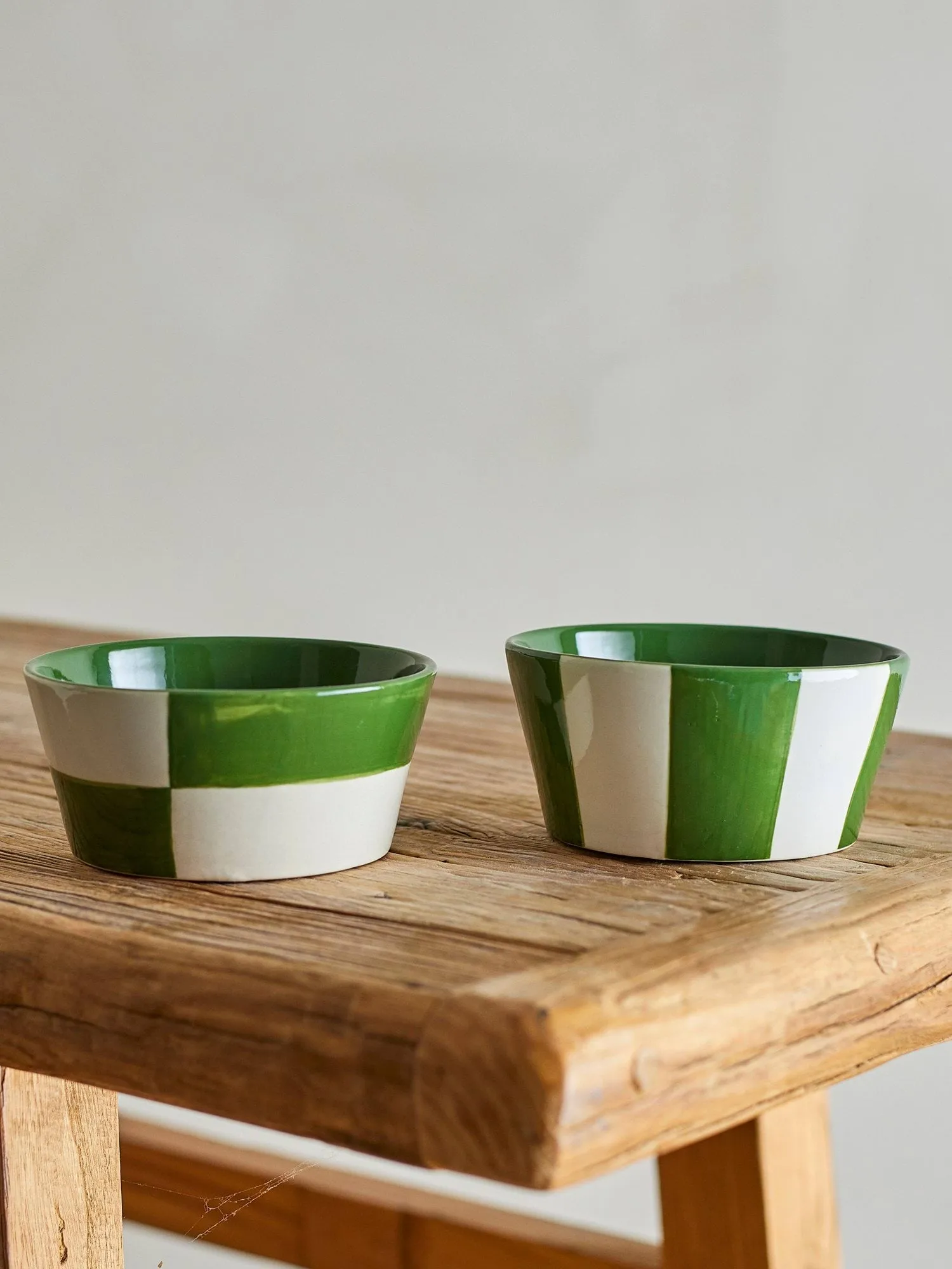 Floki bowl, Green, 4 pieces Bloomingville