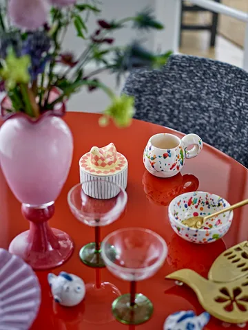 Freckles bowl 4-pack Ø11.5 cm - Red - Bloomingville