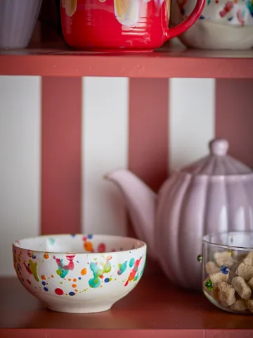 Freckles bowl 4-pack Ø11.5 cm - Red - Bloomingville