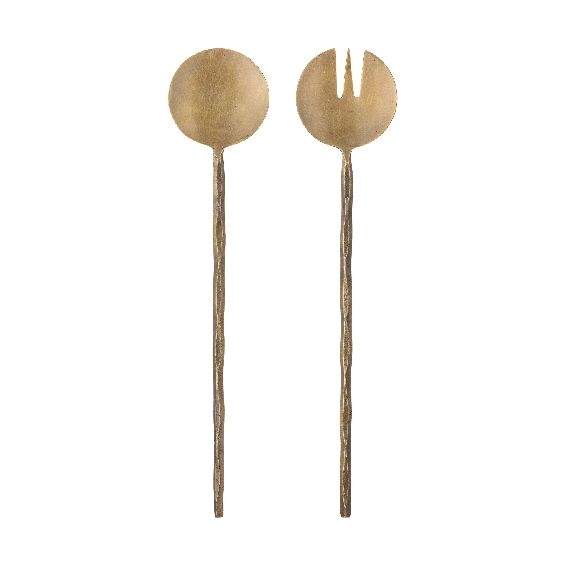 Gaith salad servers 2-piece, Brass Bloomingville