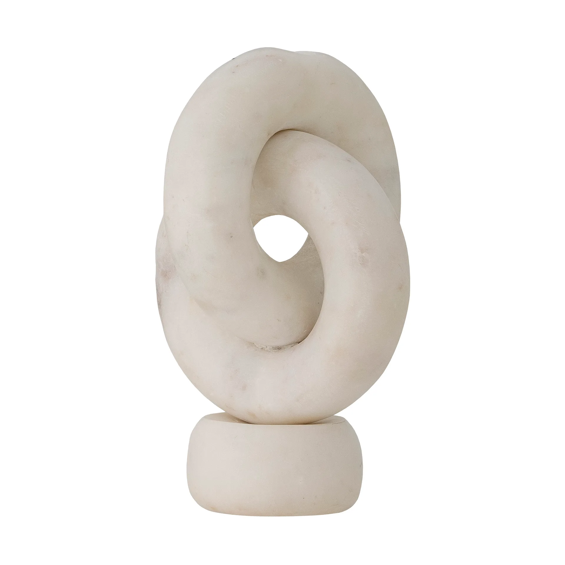 Goa candleholder 20 cm, White marble Bloomingville