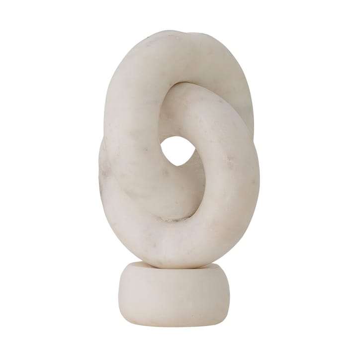 Goa candleholder 20 cm - White marble - Bloomingville