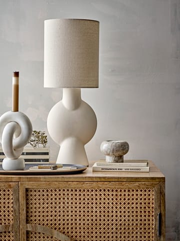 Goa candleholder 20 cm - White marble - Bloomingville