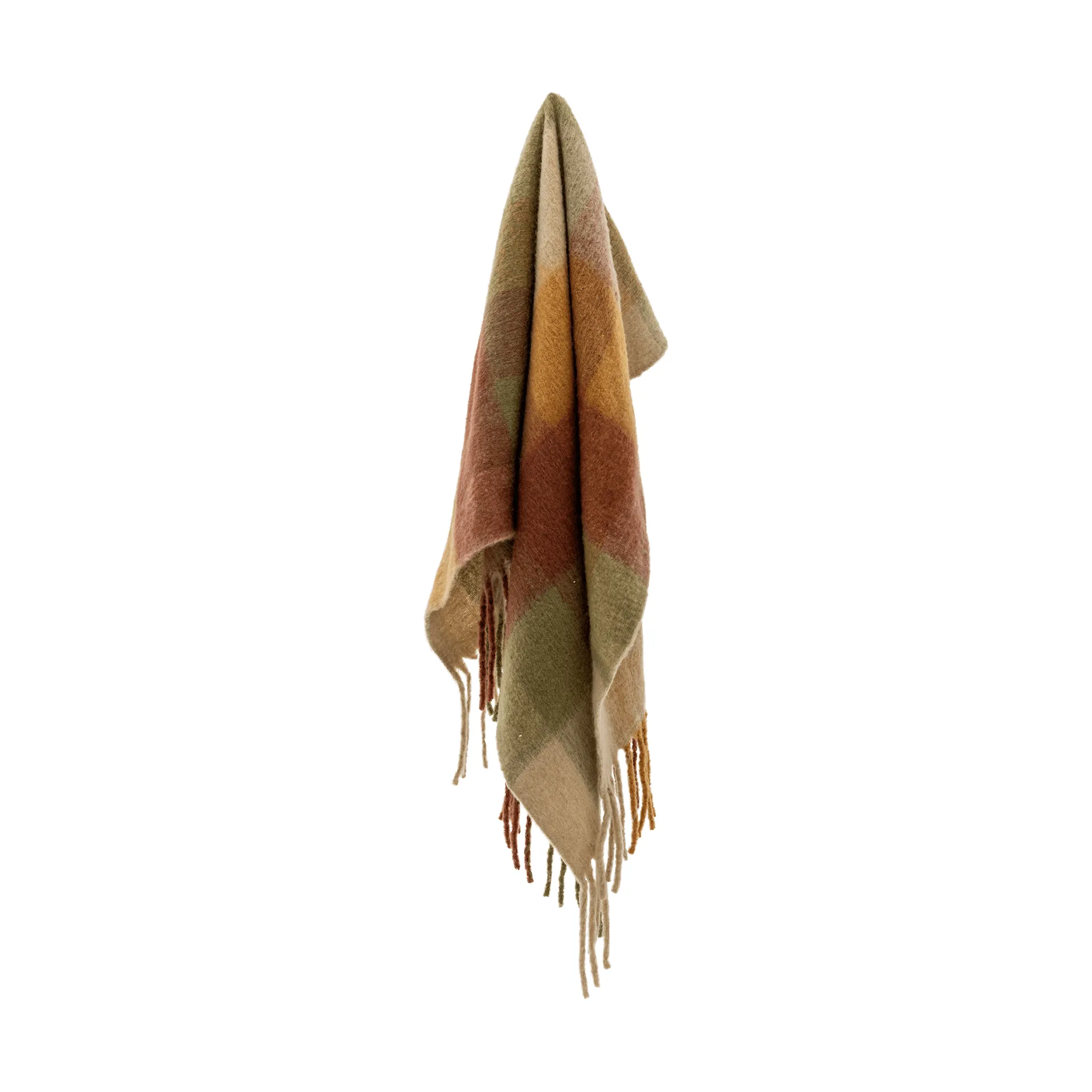 Hamisha throw blanket, Multi, checked, 152x127 cm Bloomingville