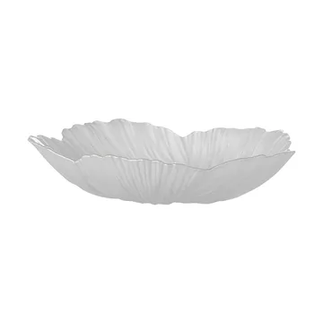 Iani bowl glass Ø26 cm - White - Bloomingville