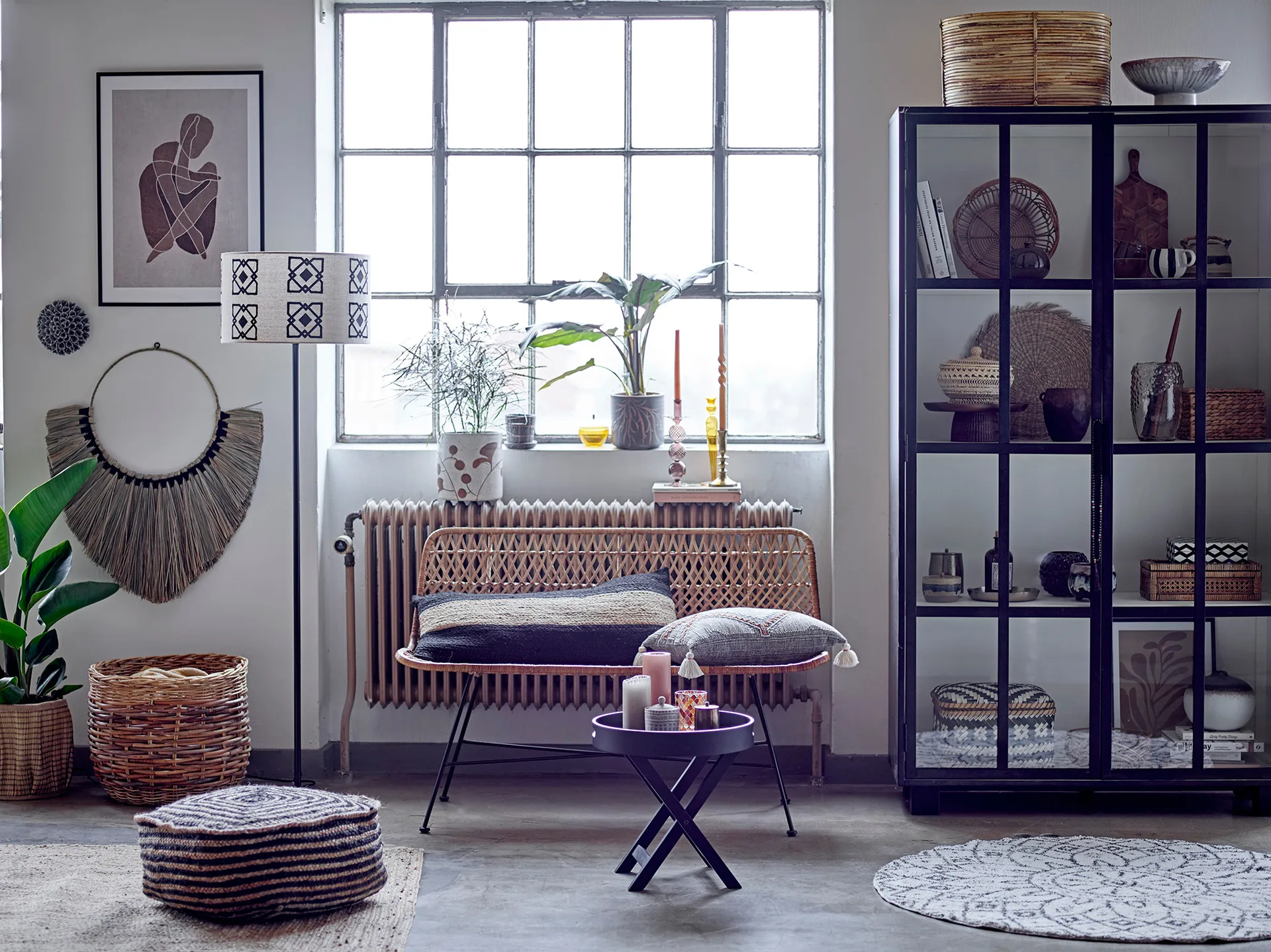 Ilsa placemat Ø38 cm, Nature Bloomingville