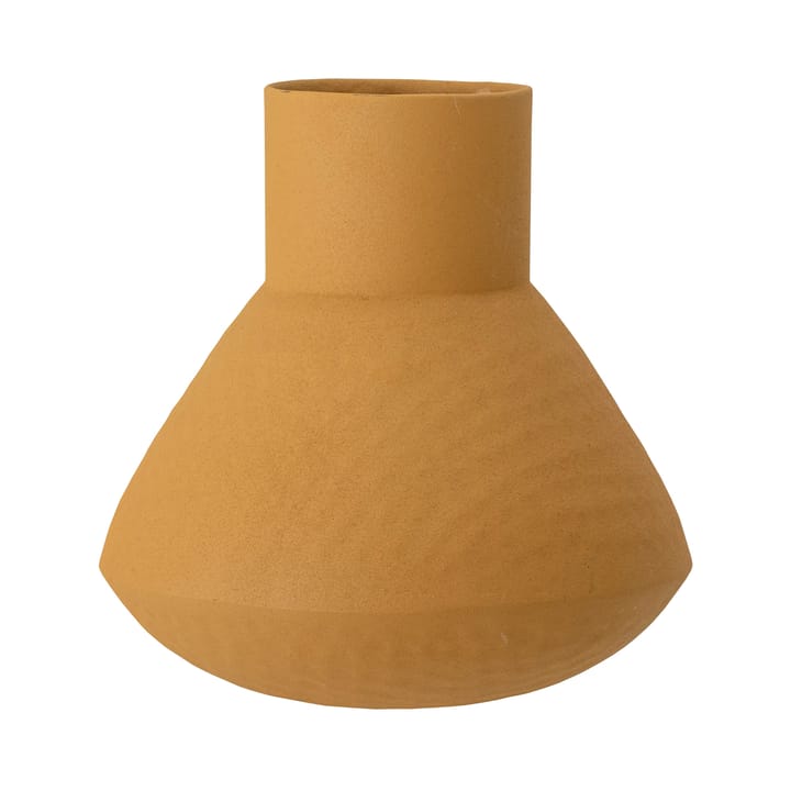 Isira vase metal 20.5 cm - Yellow - Bloomingville