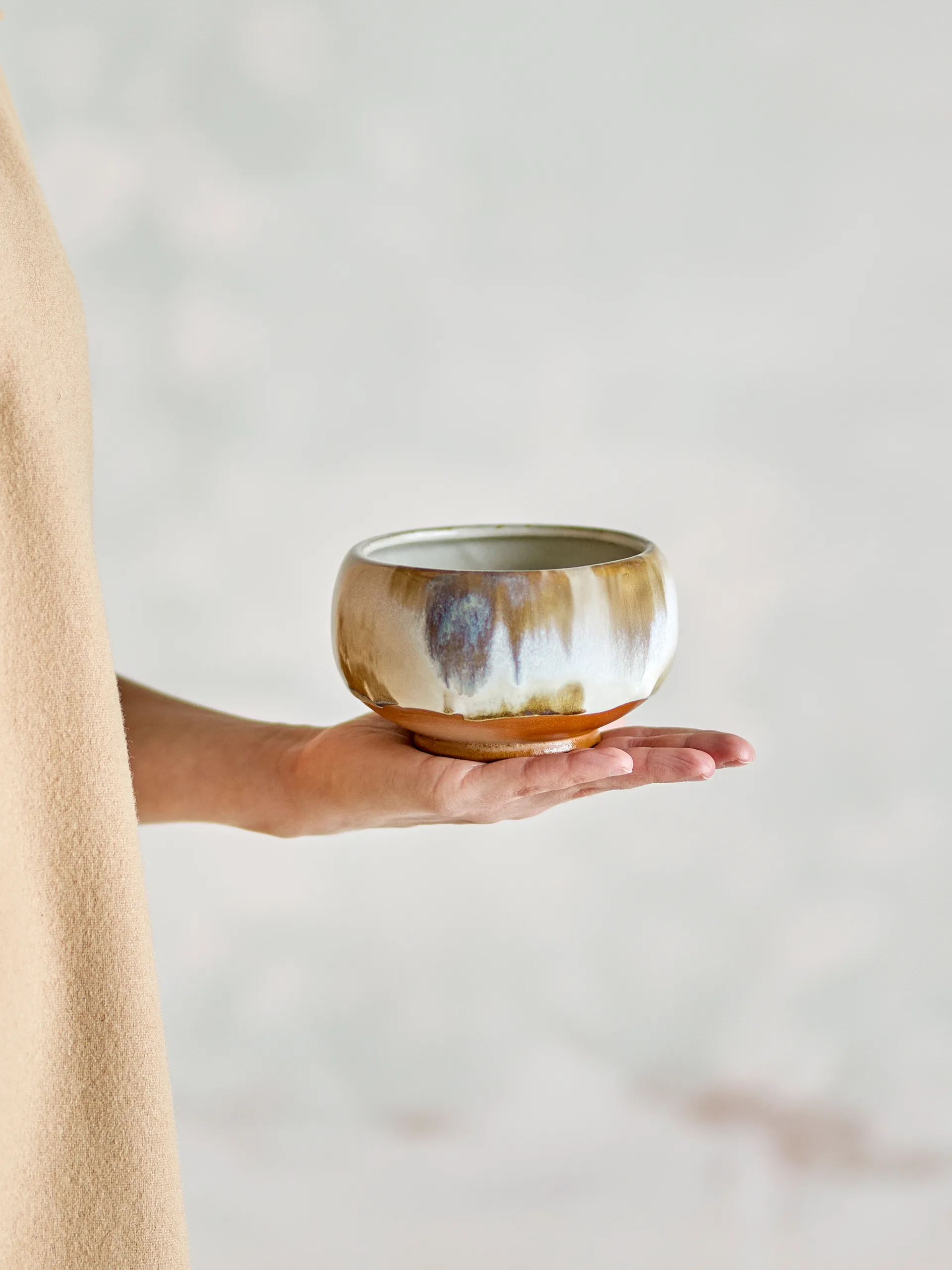 Jade bowl 4-pack Ø12 cm, Natural Bloomingville