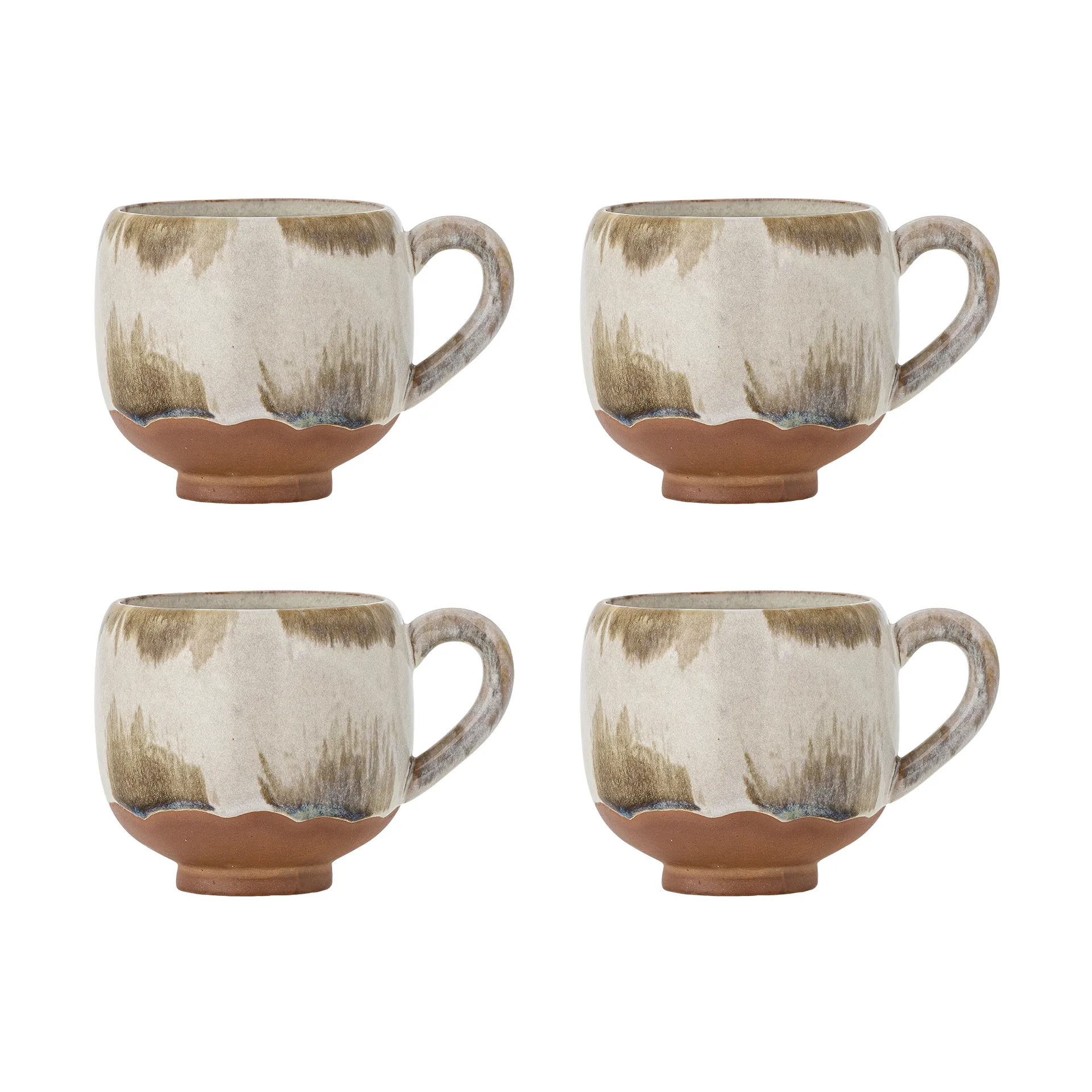 Jade mug 4-pack, Natural Bloomingville