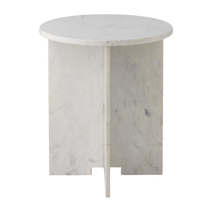 Jasmia side table, White marble Bloomingville