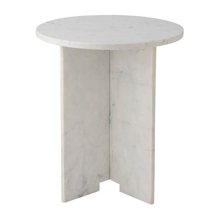 Jasmia side table, White marble Bloomingville