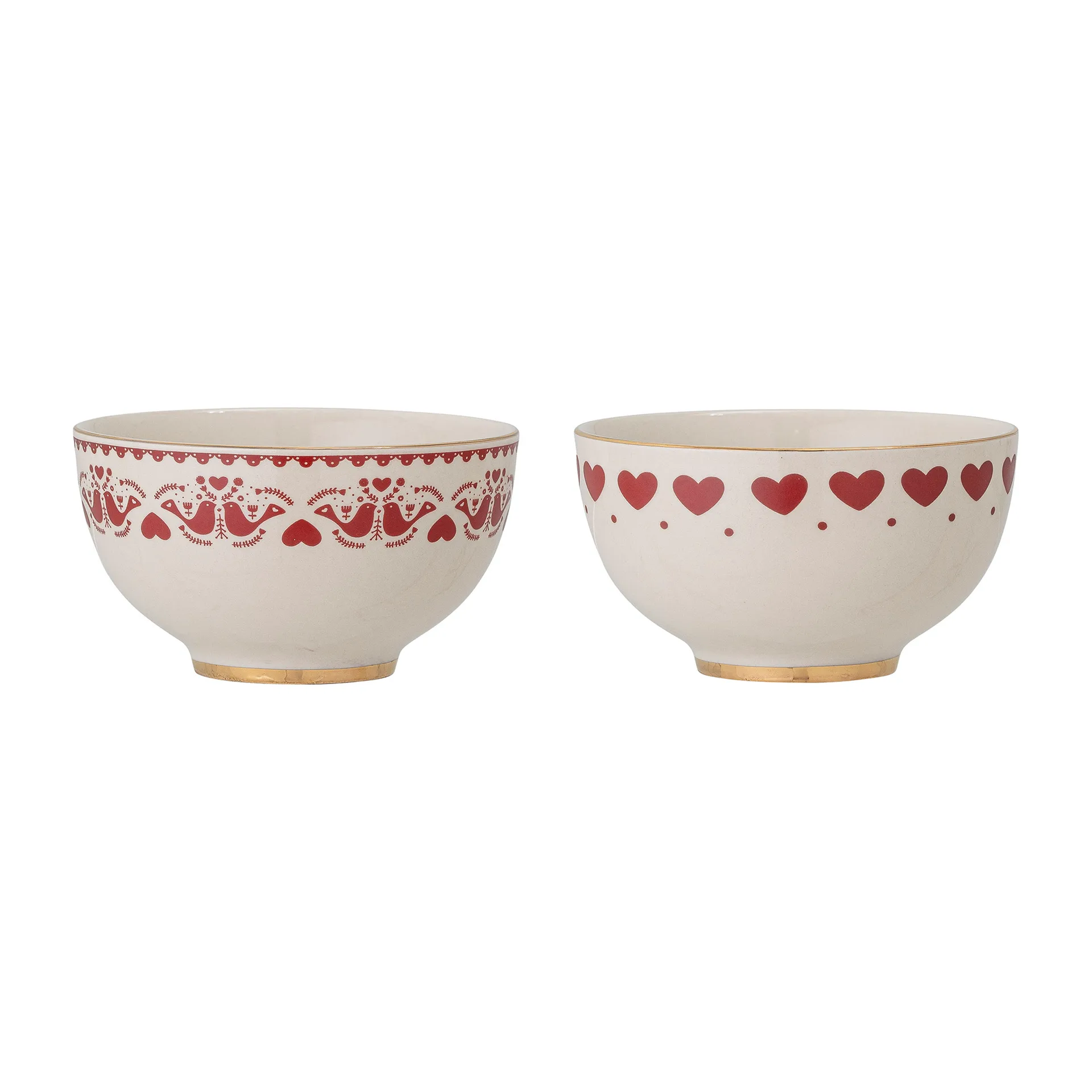 Jolly bowl 2-pack, Red Bloomingville