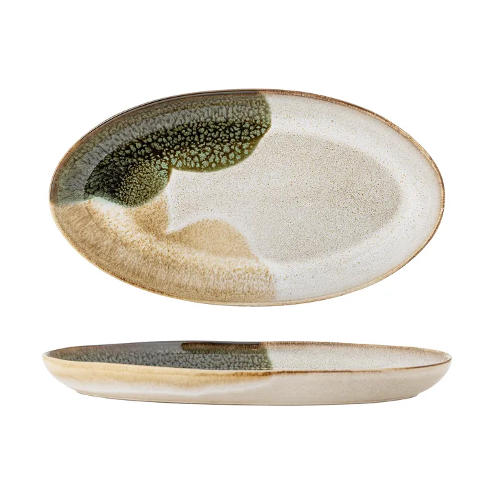 Jules serving platter - Green, 33.5x18.5 cm - Bloomingville
