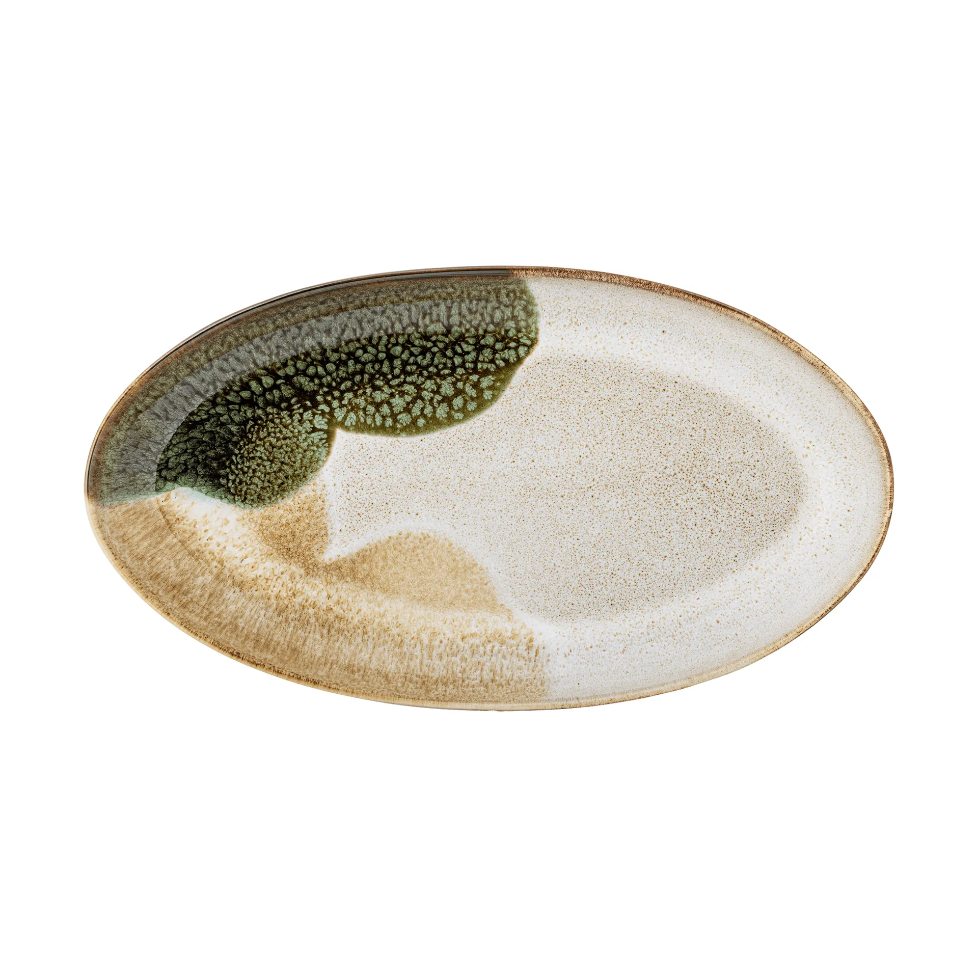 Jules serving platter, Green, 33.5x18.5 cm Bloomingville