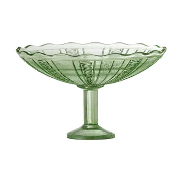 Kaddy pedestal bowl - Green, Ø23 cm - Bloomingville