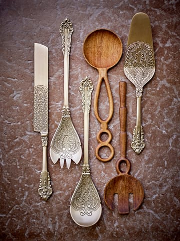 Kalima cake serving set 2 pieces - Brass - Bloomingville