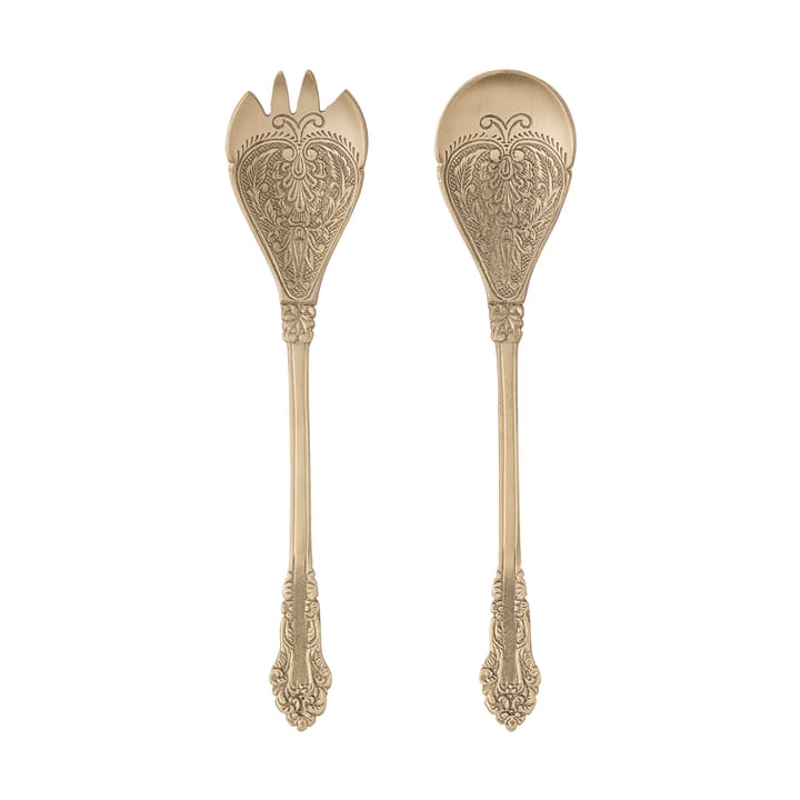 Kalima salad servers 2 pieces - Brass - Bloomingville