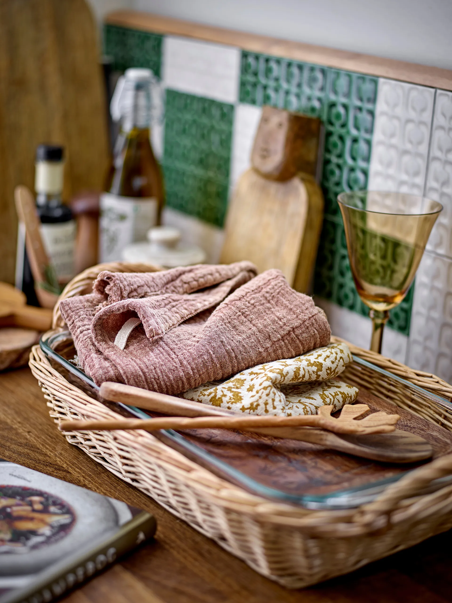 Karol salad cutlery 2 pieces, Dusty Bloomingville