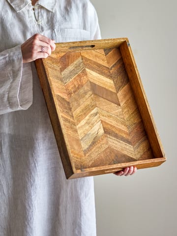 Katalyn serving tray 30x40 cm - Natural - Bloomingville