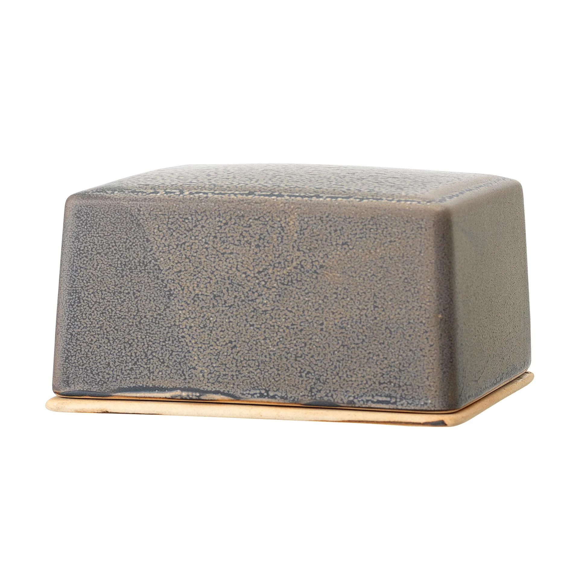 Kendra butter dish stone, Grey Bloomingville
