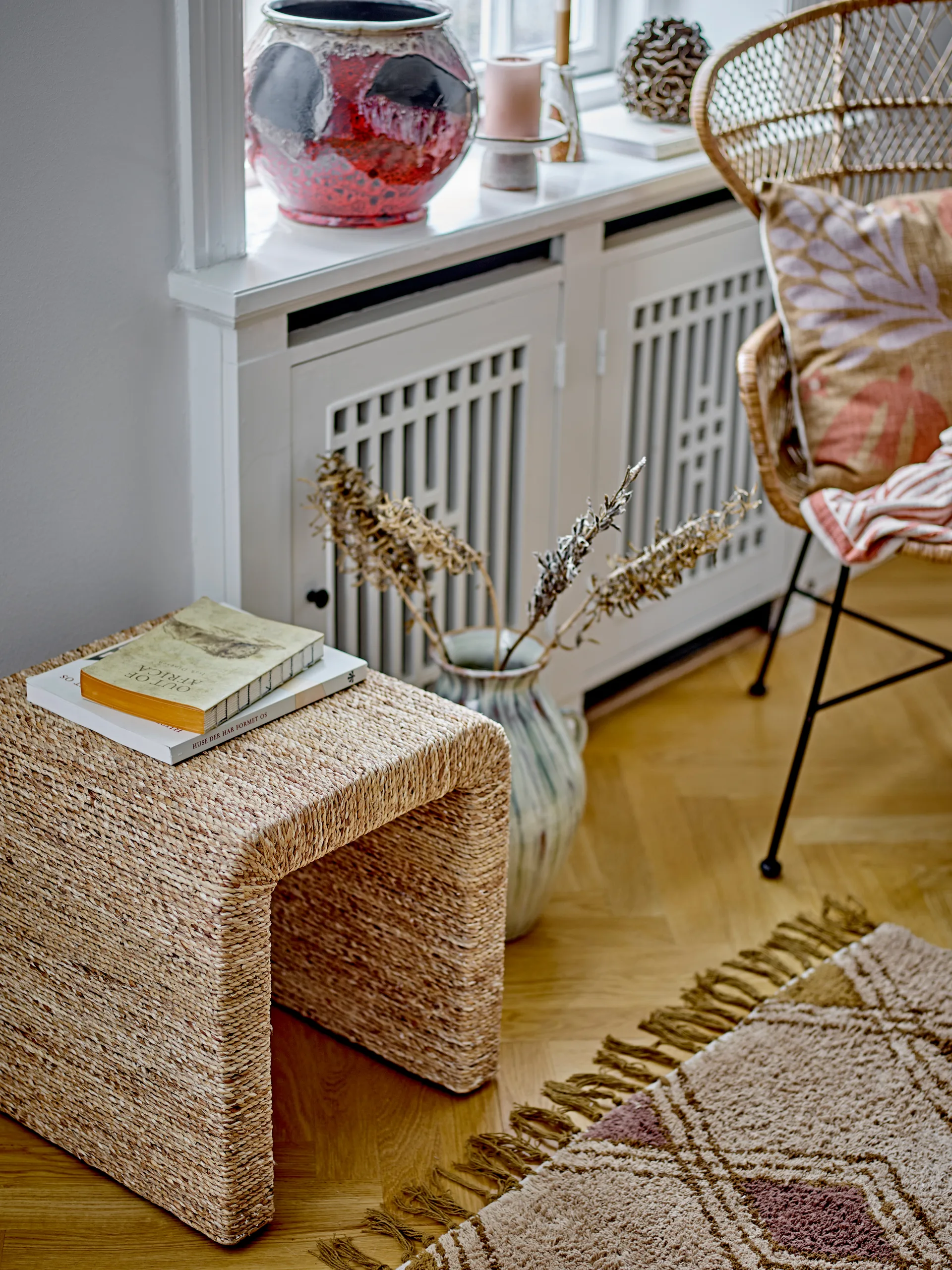 Kien stool 43x42x45 cm, Water hyacinth Bloomingville