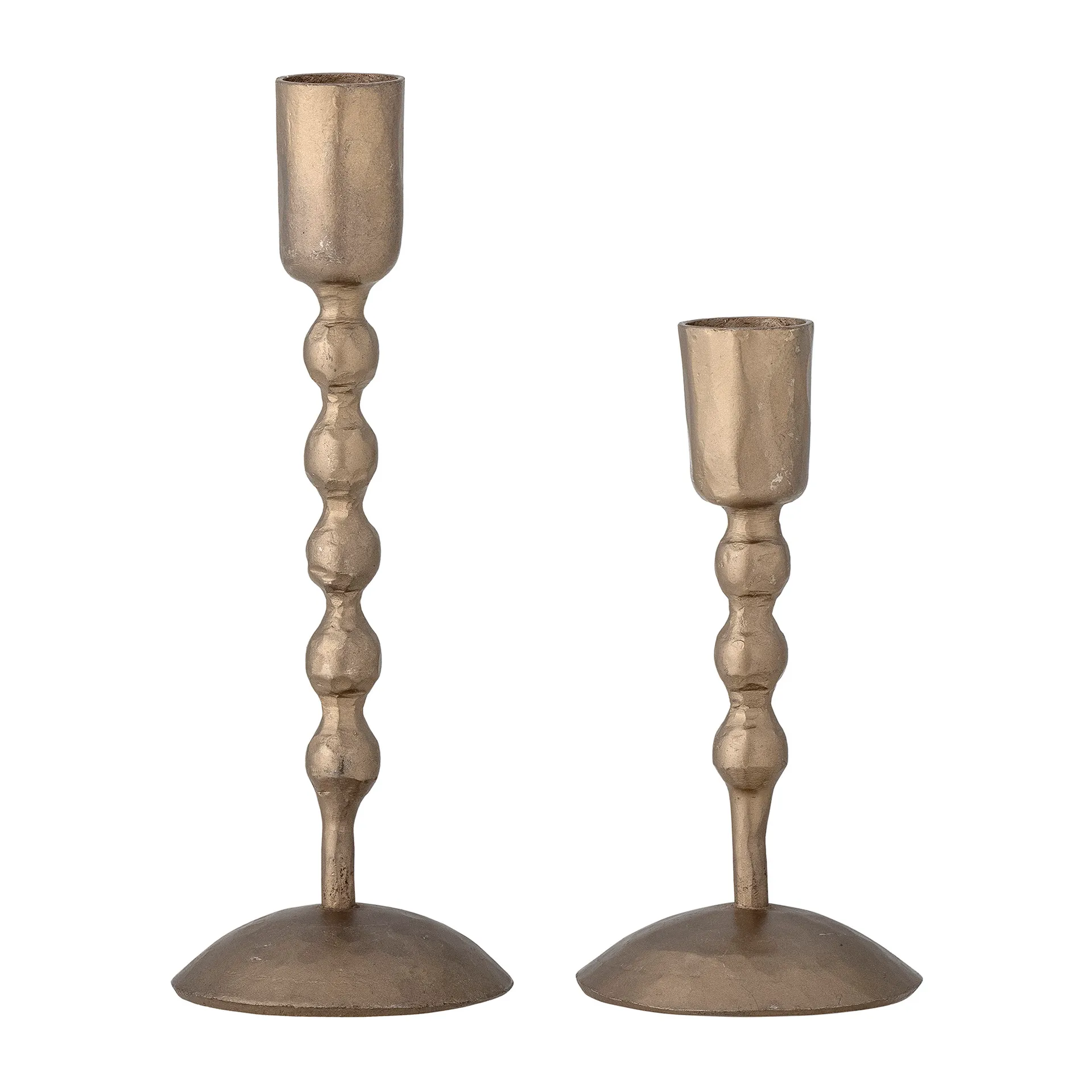Kimmie candle sticks 2 pieces, Brass Bloomingville