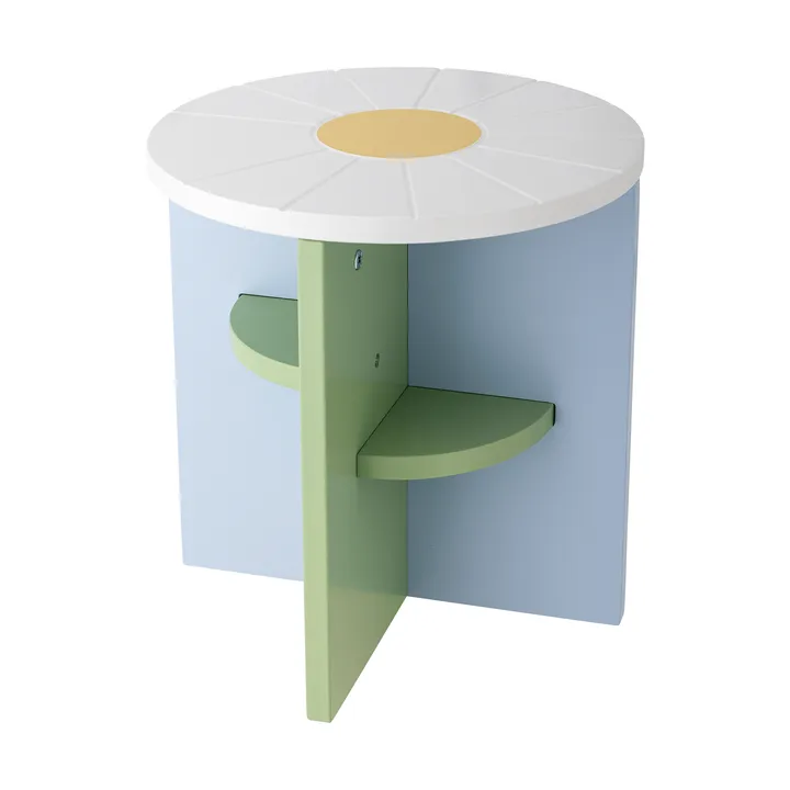 Latti round stool - Multi, Ø30 cm - Bloomingville