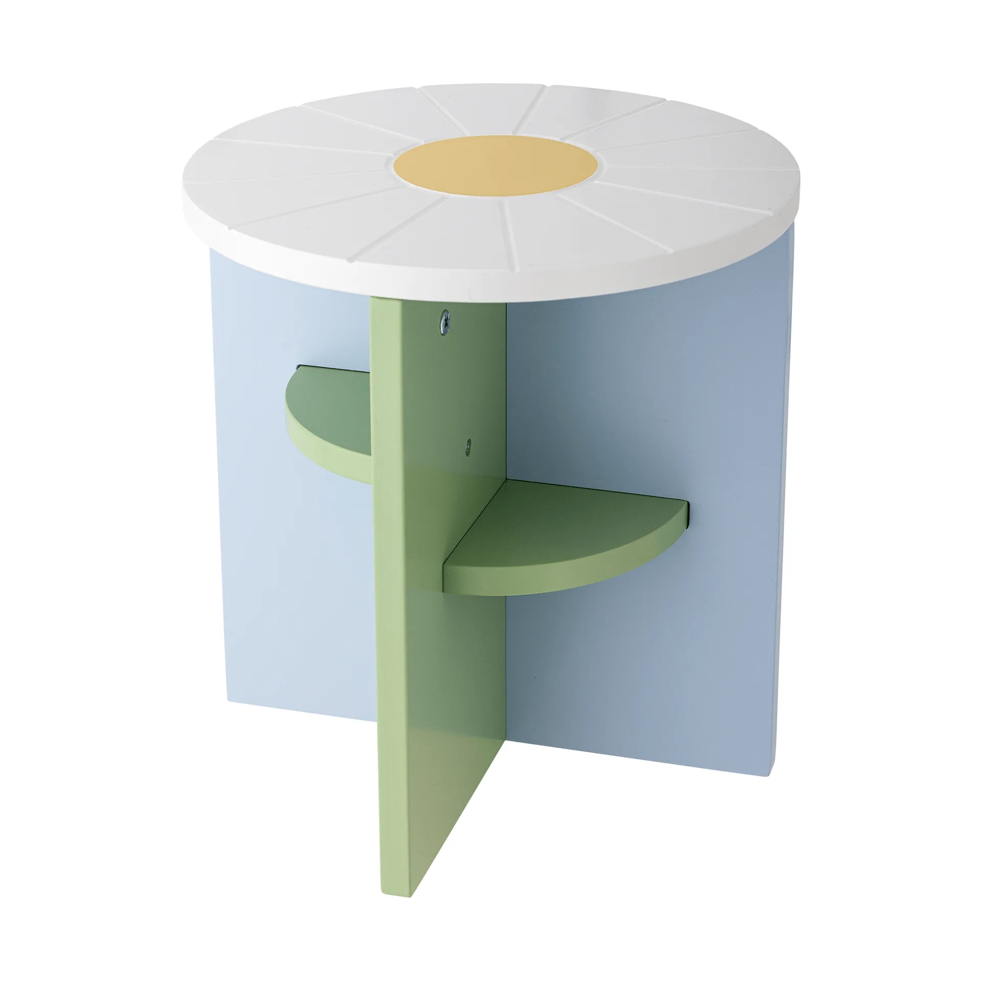 Latti stool, Multi, Ø30 cm Bloomingville