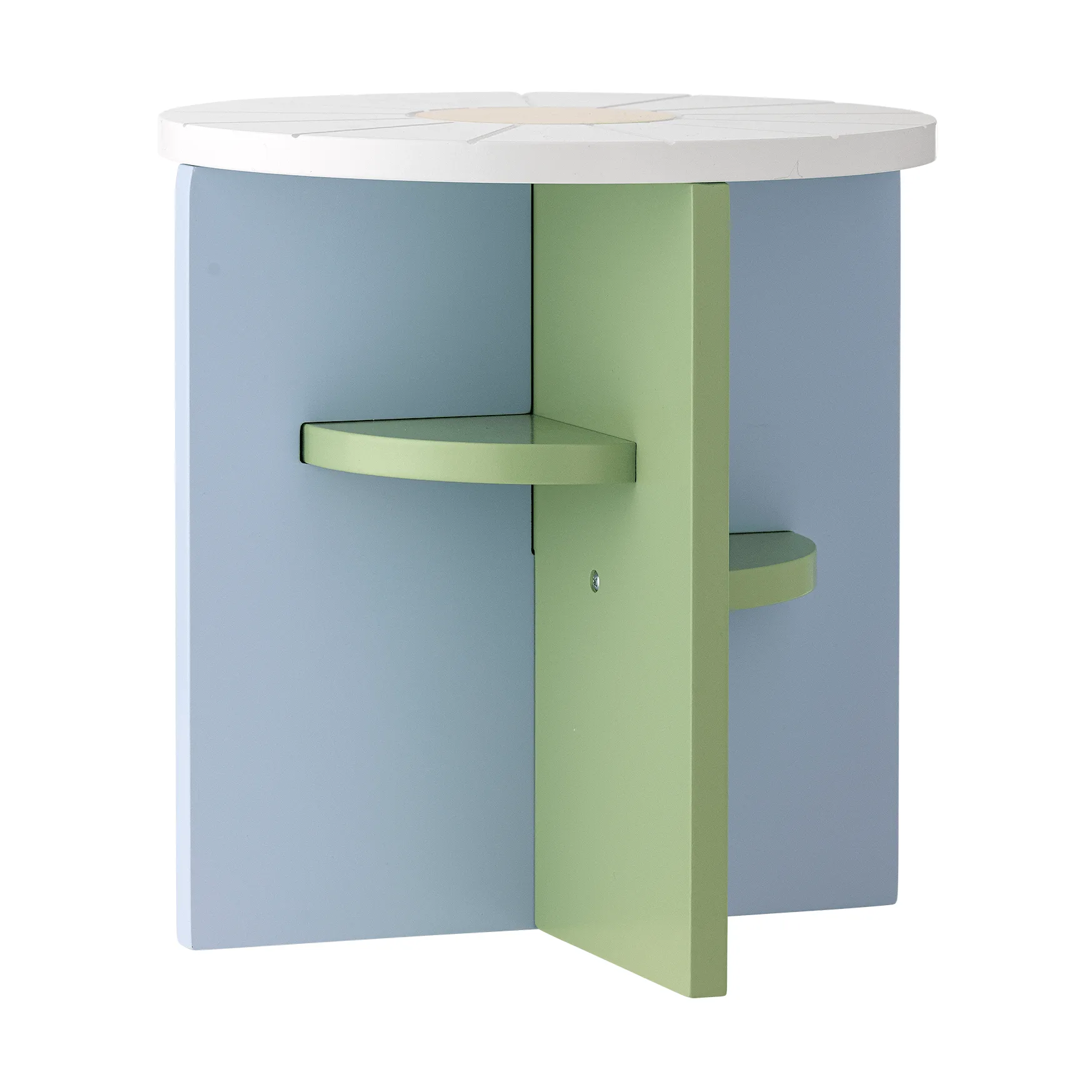 Latti stool, Multi, Ø30 cm Bloomingville