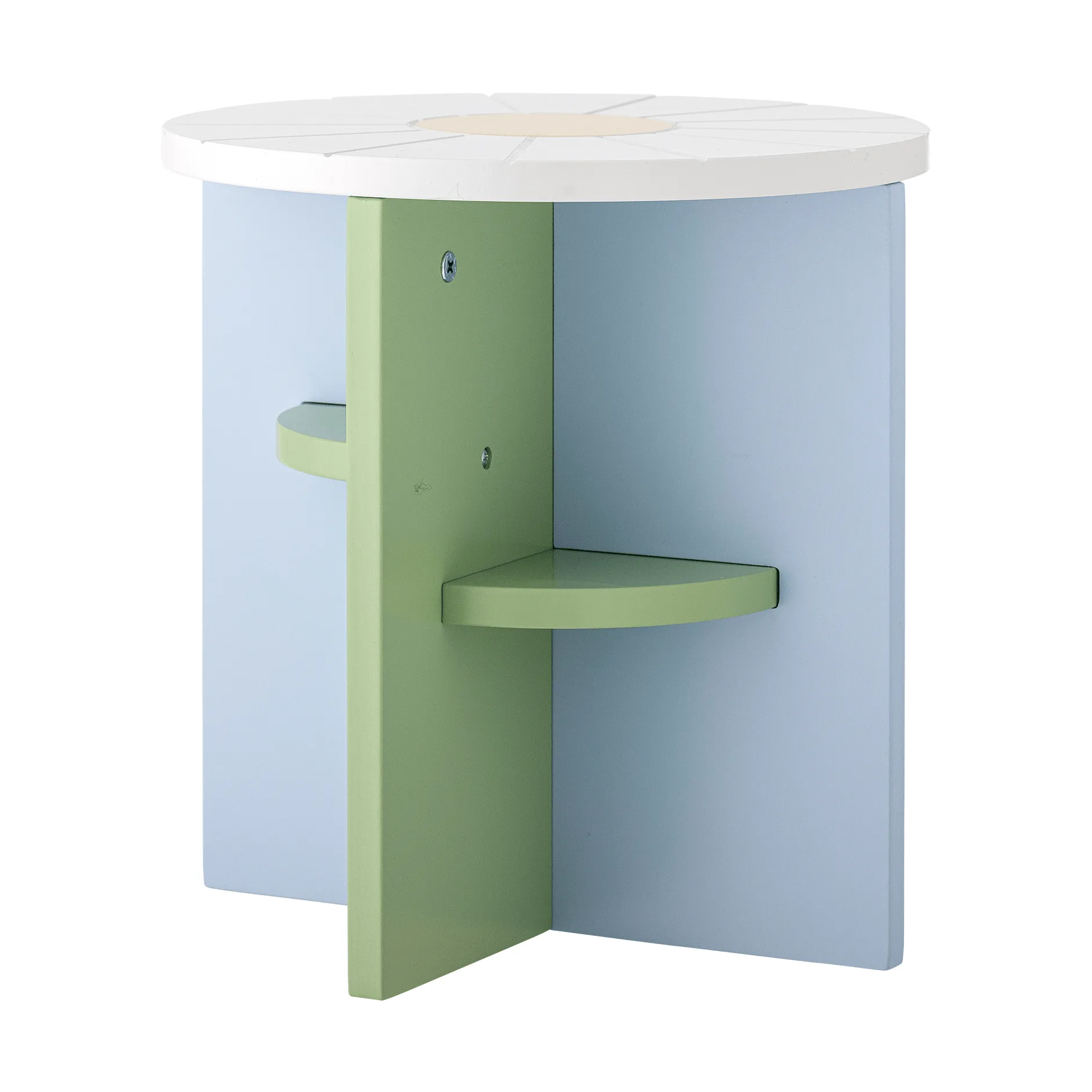 Latti stool, Multi, Ø30 cm Bloomingville
