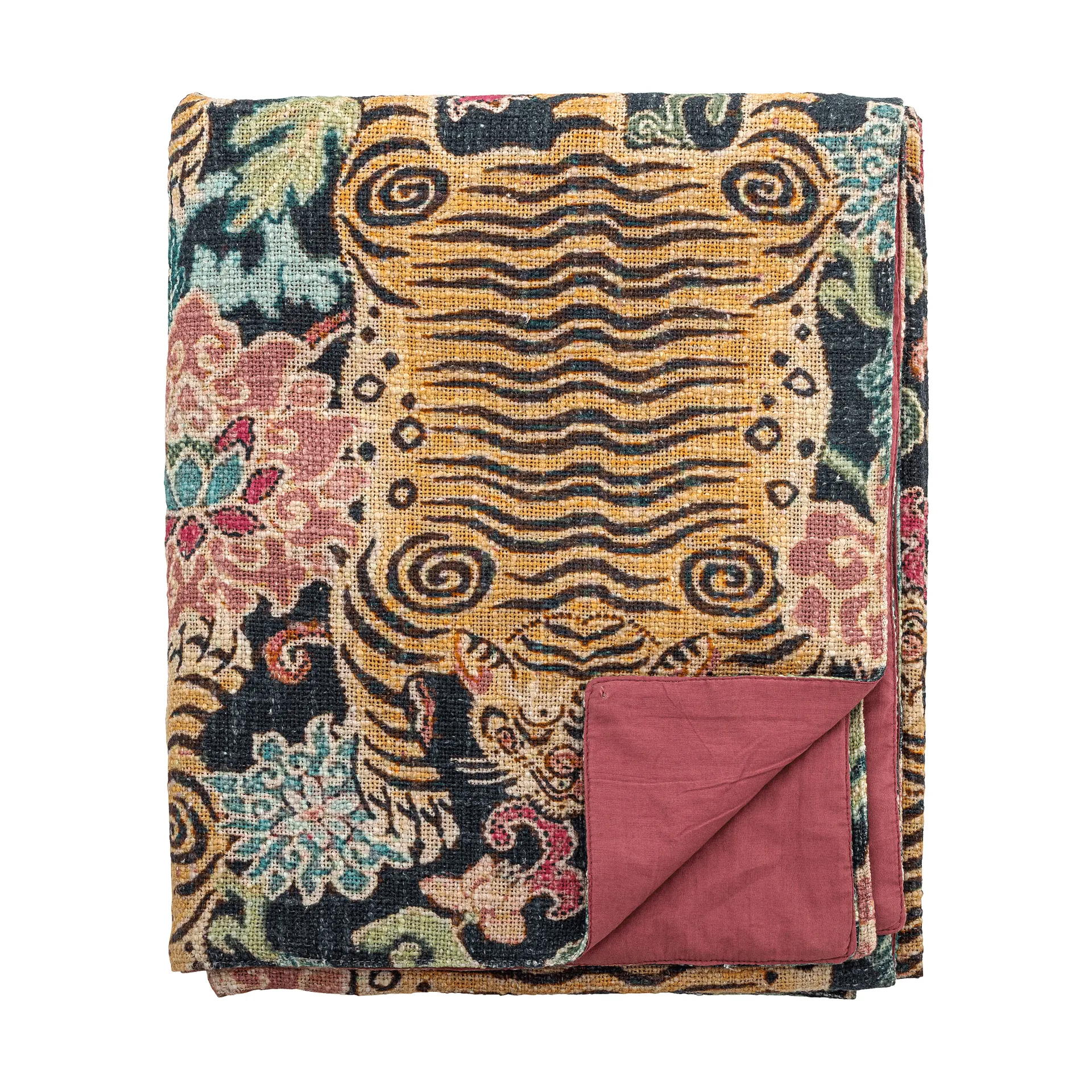Lester throw blanket, Multi, 152x127 cm Bloomingville