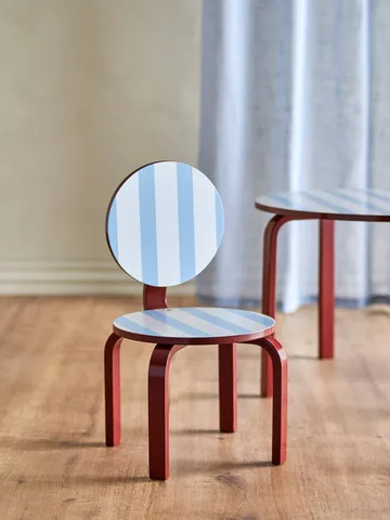 Liova chair - Multi, light blue-white-brown - Bloomingville