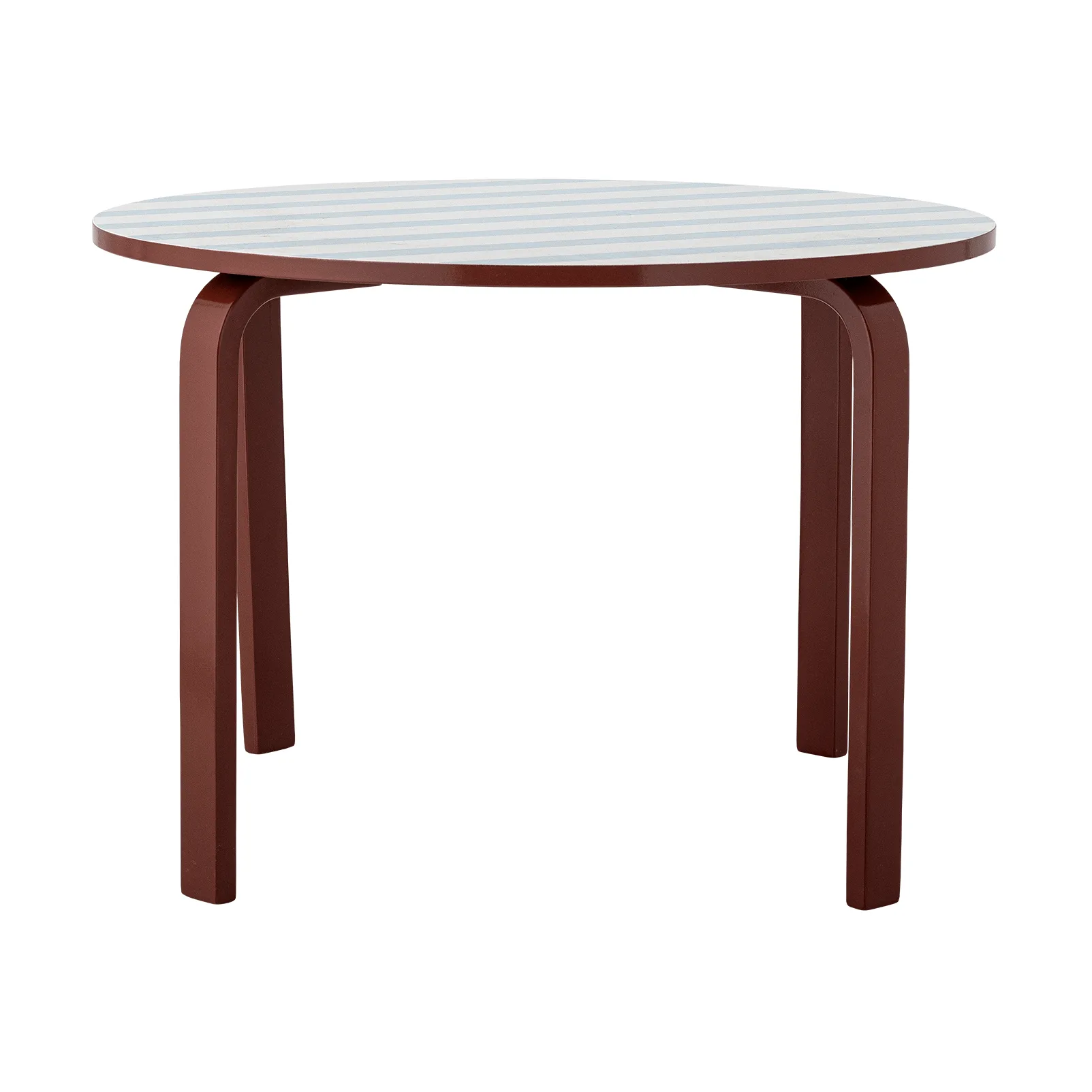 Liova table, Blue-white, Ø65 cm Bloomingville