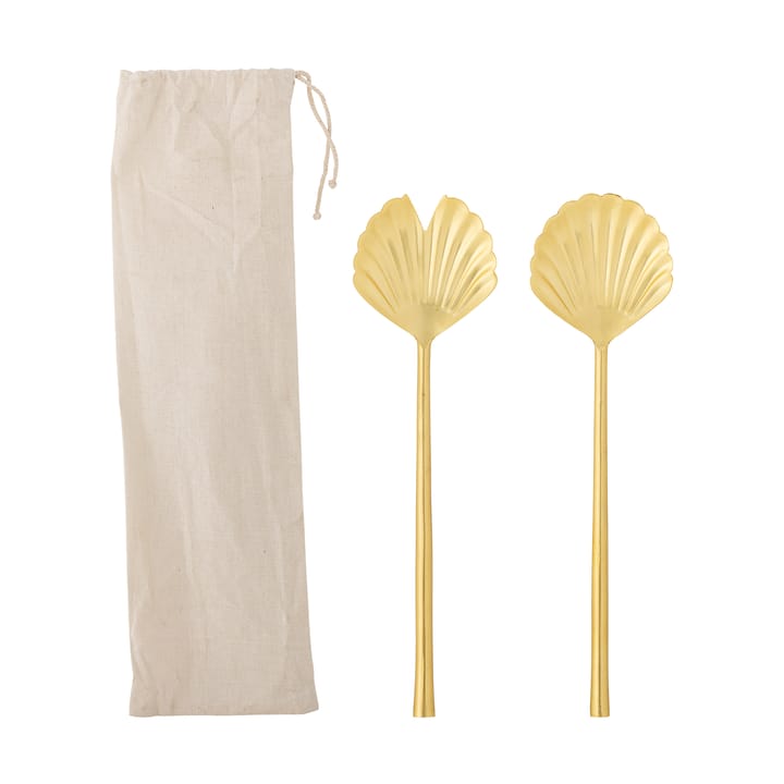 Loreta salad cutlery 2 pieces, Gold Bloomingville
