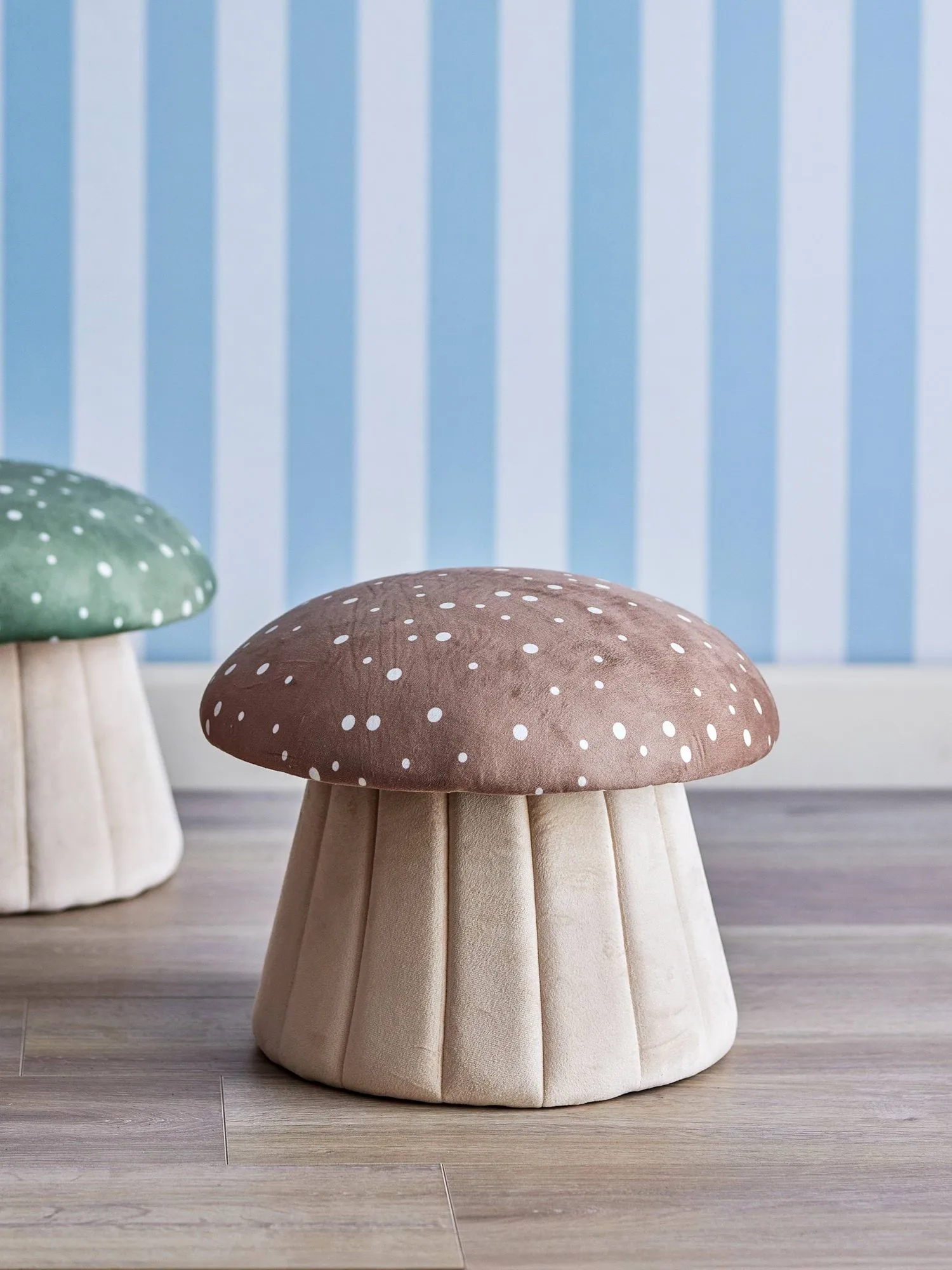Lue pouf Ø37x30 cm, Brown Bloomingville