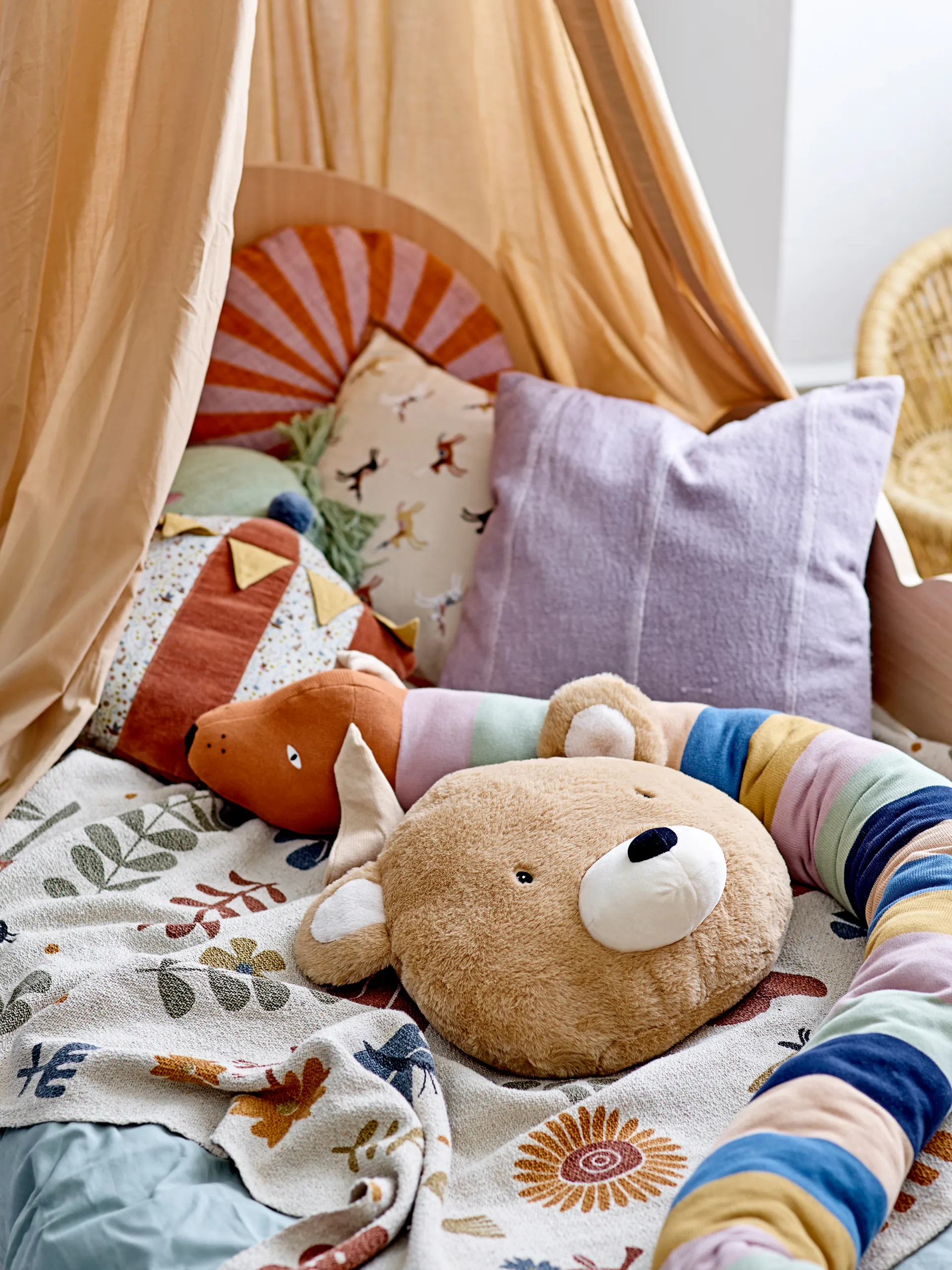 Lukka bed canopy, Brown Bloomingville