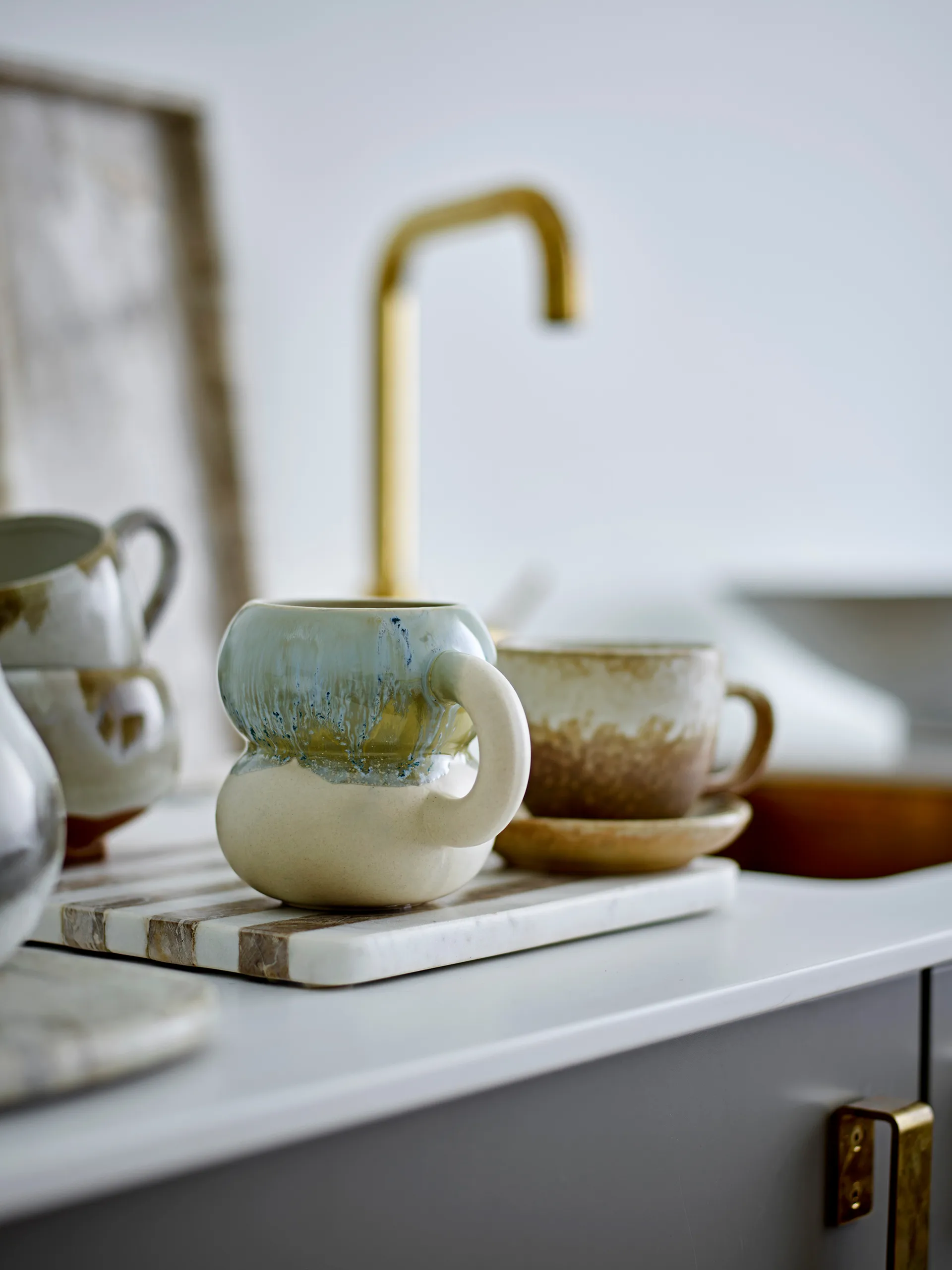 Luna cup 4-pack, Blue Bloomingville