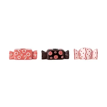 Maiano candle holder - Rose, 3 pieces, 12 cm - Bloomingville